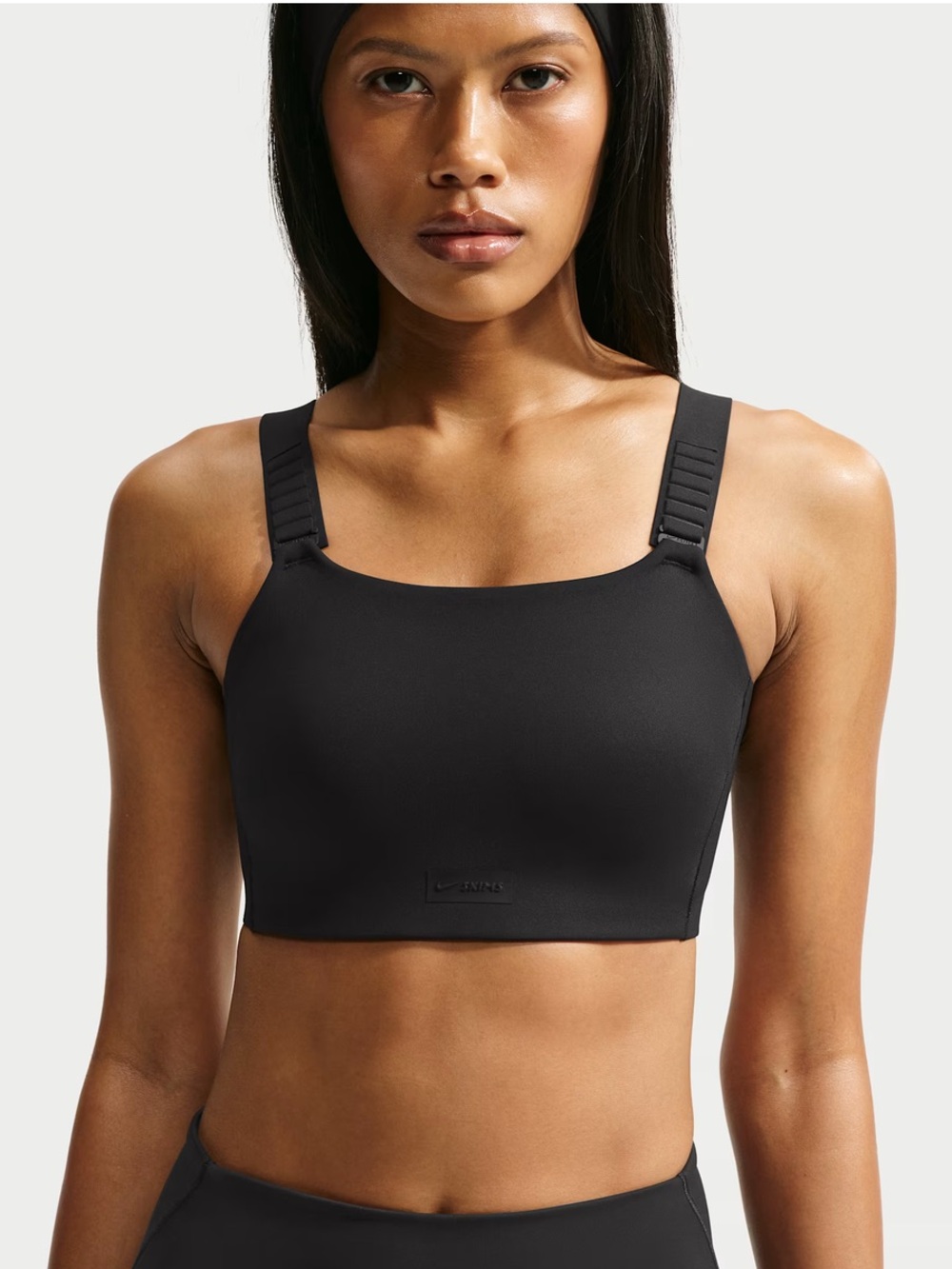 NWT Nike SKIMS Matte Wide Strap Bra in Black Obsidian Size 42DD